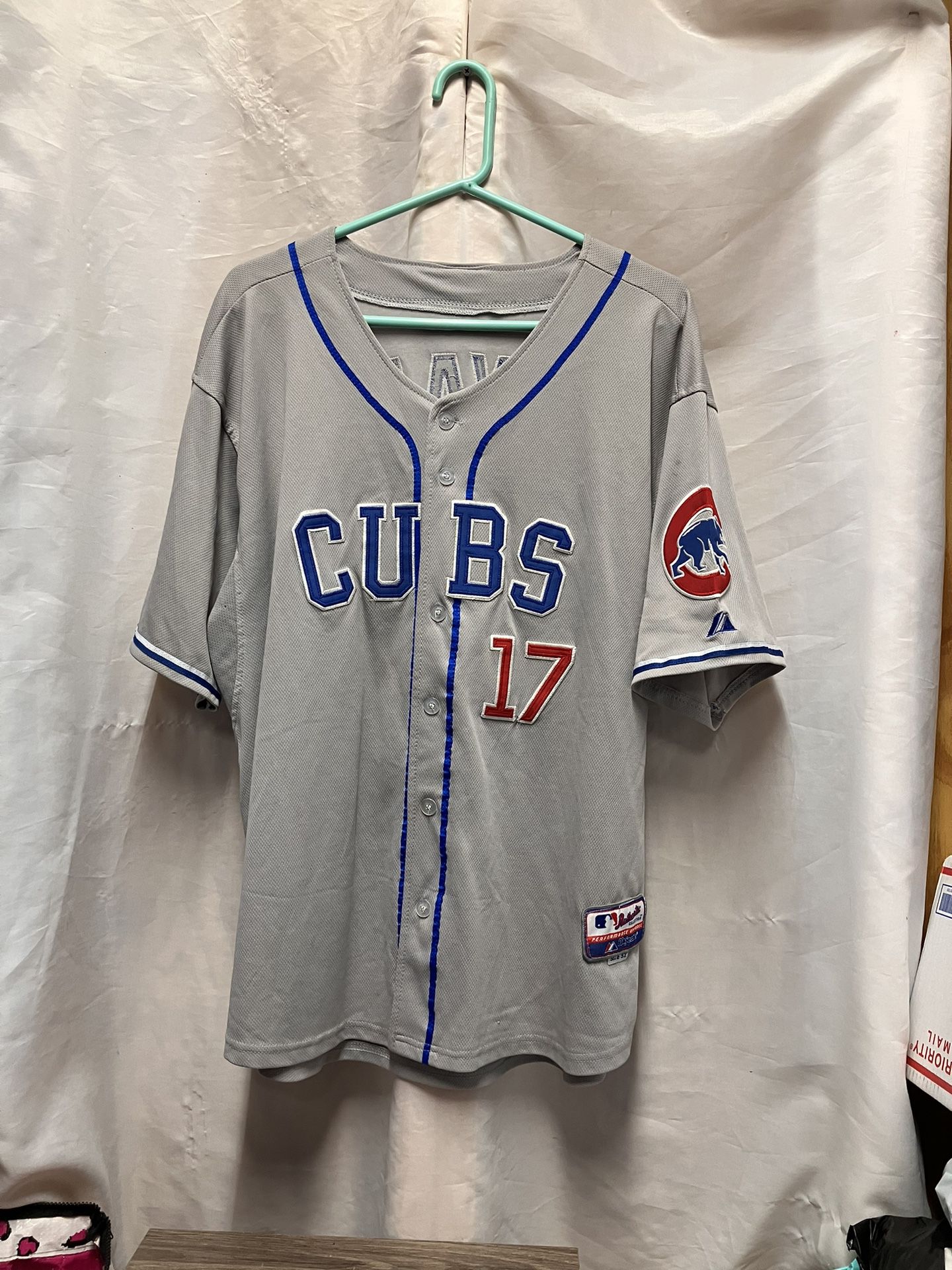 MLB Chicago Cubs #17 BRYANT Majestic Cool Base Embroidered Jersey