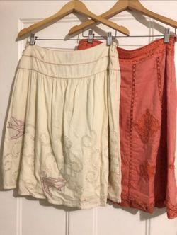 ANTHROPOLOGIE Boho Chic skirts size 4- Like new