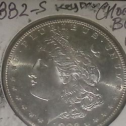 1982 S Morgan Silver Dollar Us Coin 