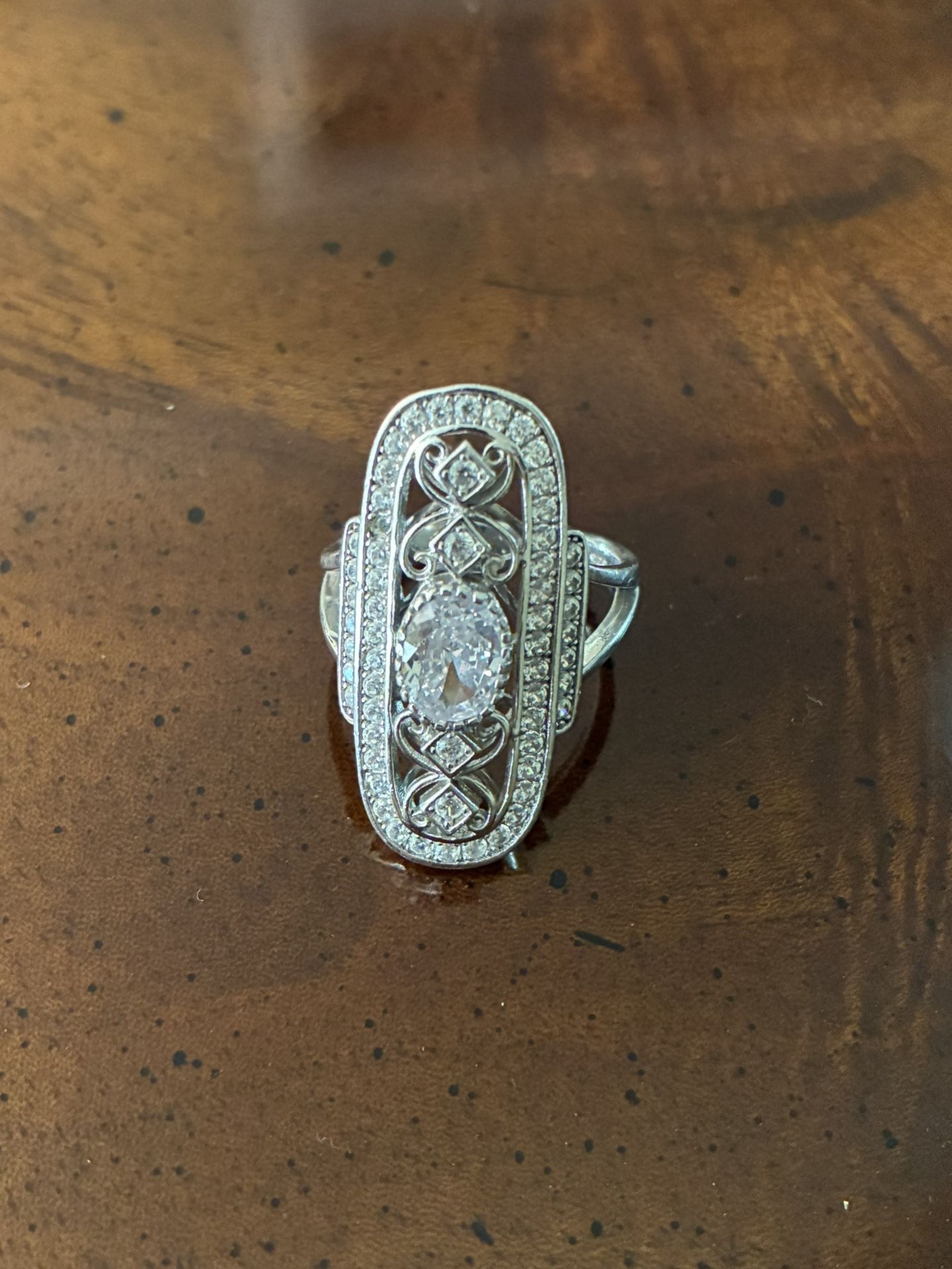 925 Sterling Silver Victorian Style Ring