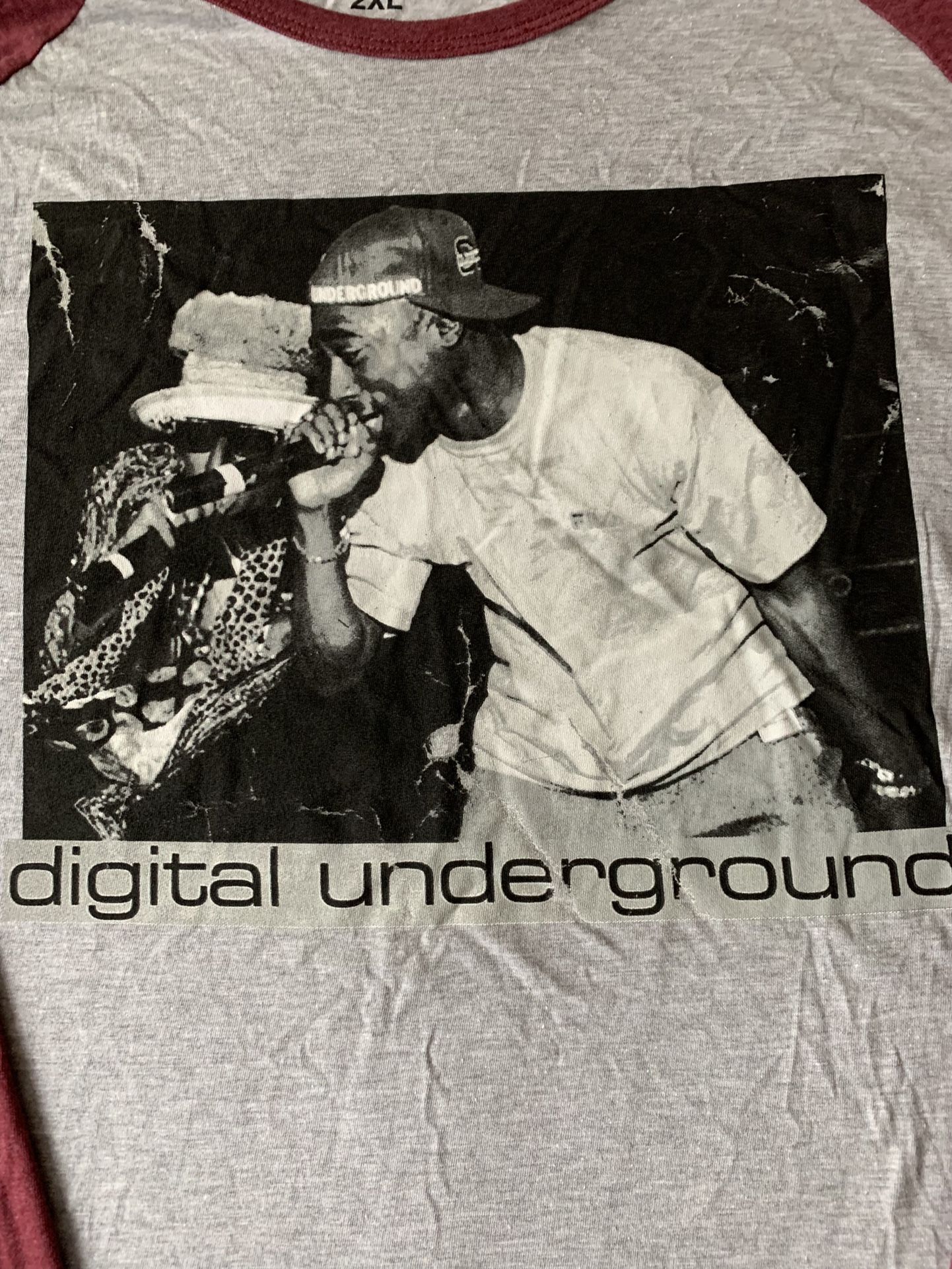 Vintage Digital Underground T-shirt with Shock G (Humpty Hump) and Tupac