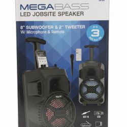 🔥 Tzumi MegaBass LED Speaker - BARGAIN PRICE $22 - Retail $55+