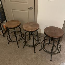 Set of 3 Stools