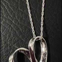BGE 925 Sterling silver necklace heart pendant My daughter my heart my love  Heart is approx 1.5”  In great condition Comes in gift box 