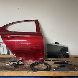 2019 Genesis G70 Passenger Side Rear Door and attachments