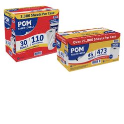 Bathroom Tissue And paper Towels