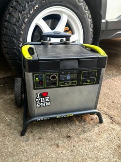 Goal zero 3000x solar generator camping battery
