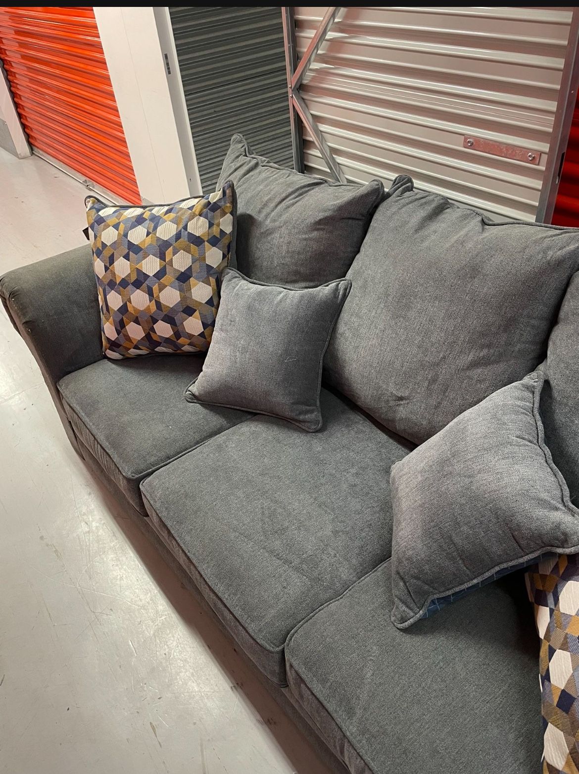 grey couch 