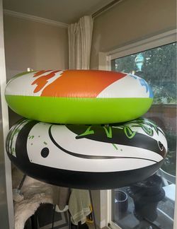 2 large intex River Rat tubes- one with handles