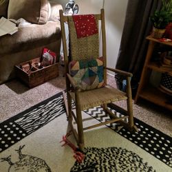 Antique Rocking Chair Very Old I mint Condition Also Very Rare. 