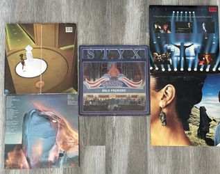 Styx Vinyl Lot Of 5 Record Vinyls