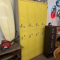 Yellow Vintage Lockers
