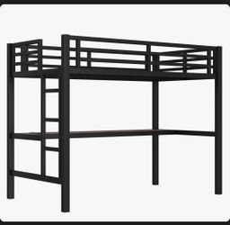 Loft twin  bed / Grey