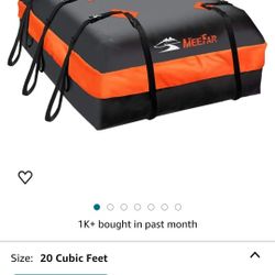 20 Cubic Feet Rooftop Luggage Bag Carrier Thing.