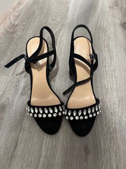 Aldo velvet bejeweled pumps size 8