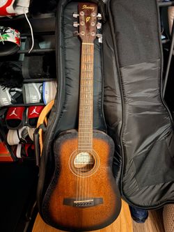 Ibanez PF58MH-OVS acoustic guitar, featuring a decorative soundhole label. 100$ obo