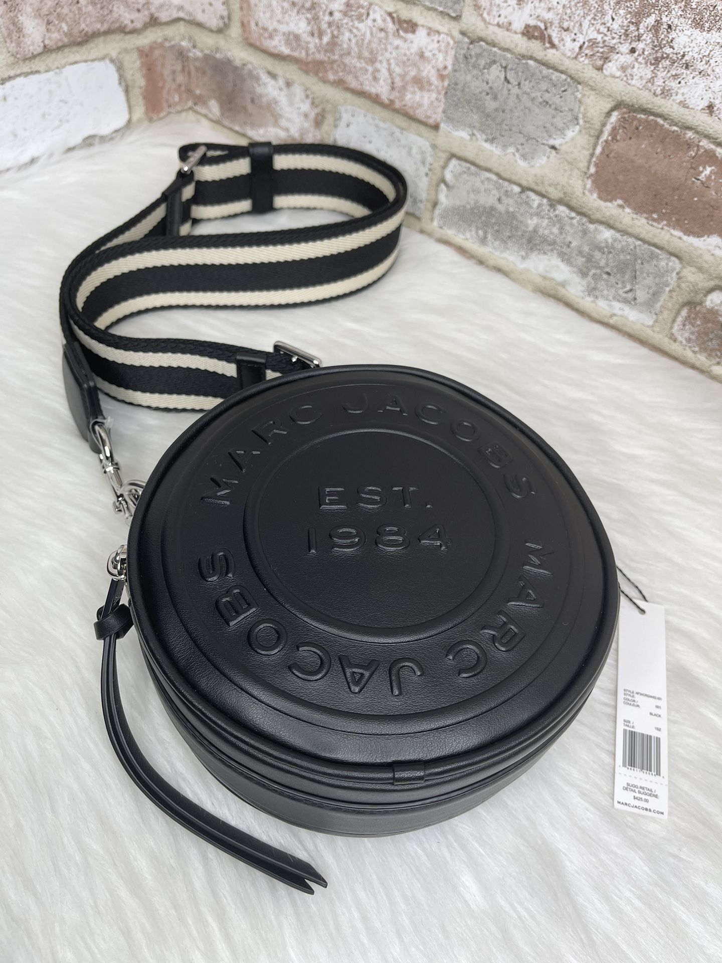 Marc Jacobs Black Round Crossbody Bag