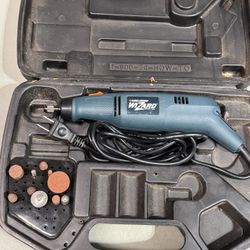 Black & Decker Wizard Rotary Tool RT550 w/ Case & Accessories as shown. Adjustable speed, tested & working.