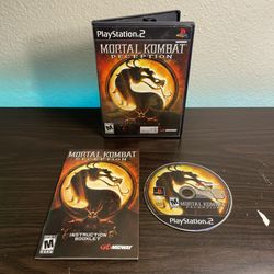 Mortal Kombat: Deception - PlayStation 2 - PS2 - Complete - CIB W/ Reg Card 2004