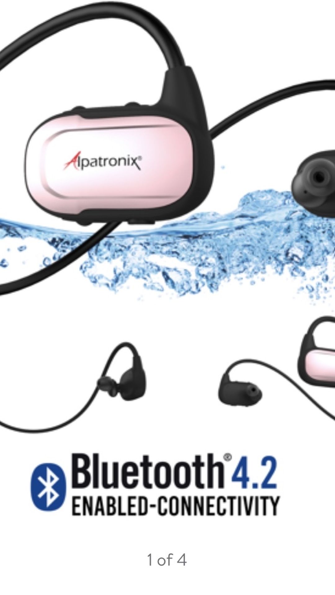 Alpatronix HX250 Waterproof Bluetooth Earbuds