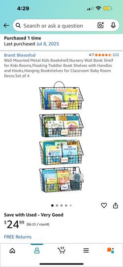 Book Shelf Set Of 4