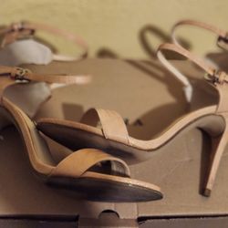 ZARA Women's Pink Rose Heels Size 8