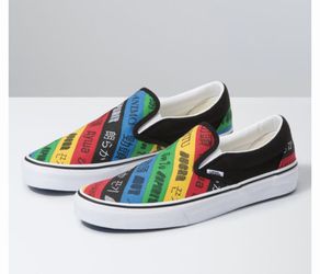 VANS SPRIT CLASSIC SLIP ON BOYS SNEAKERS VN0A4U38WK21 New without box Size 3