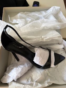 Tony Bianco Black Patent Leather Heels