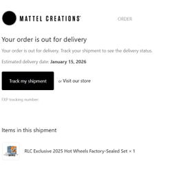 RLC Exclusive 2025 Hot Wheels Factory-Sealed Set