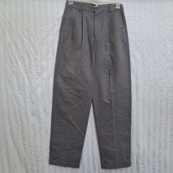 Dockers Pleated Pants 30x32 Loose Fit No Wrinkle Twill Made Dominican Republic