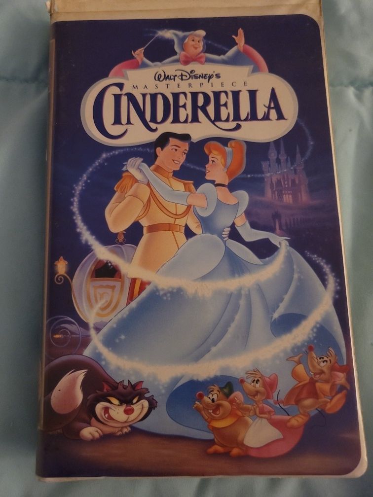 walt disney masterpiece collection cinderella vhs