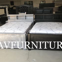 2 Full Beds And Mattresses