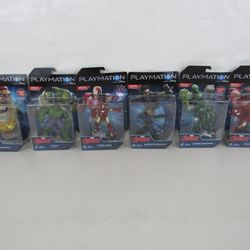 6 Disney Playmation Marvel Avengers Action Figures-Hulk-Iron Man New


