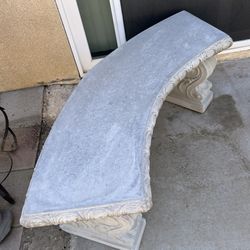 New Bench Made Out Of Cement Perfect Gift 