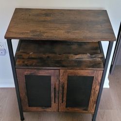 Brown Wine Cabinet