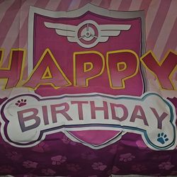 Paw Patrol Backdrop