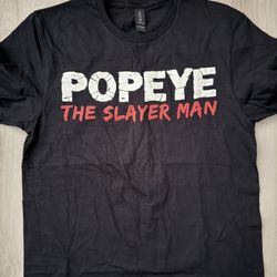 Popeye The Slayer Man Horror Movie Promo T-Shirt (new- Men’s Small)