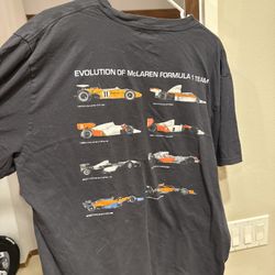 Mclaren formula 1 racing abercrombie and fitch tshirt