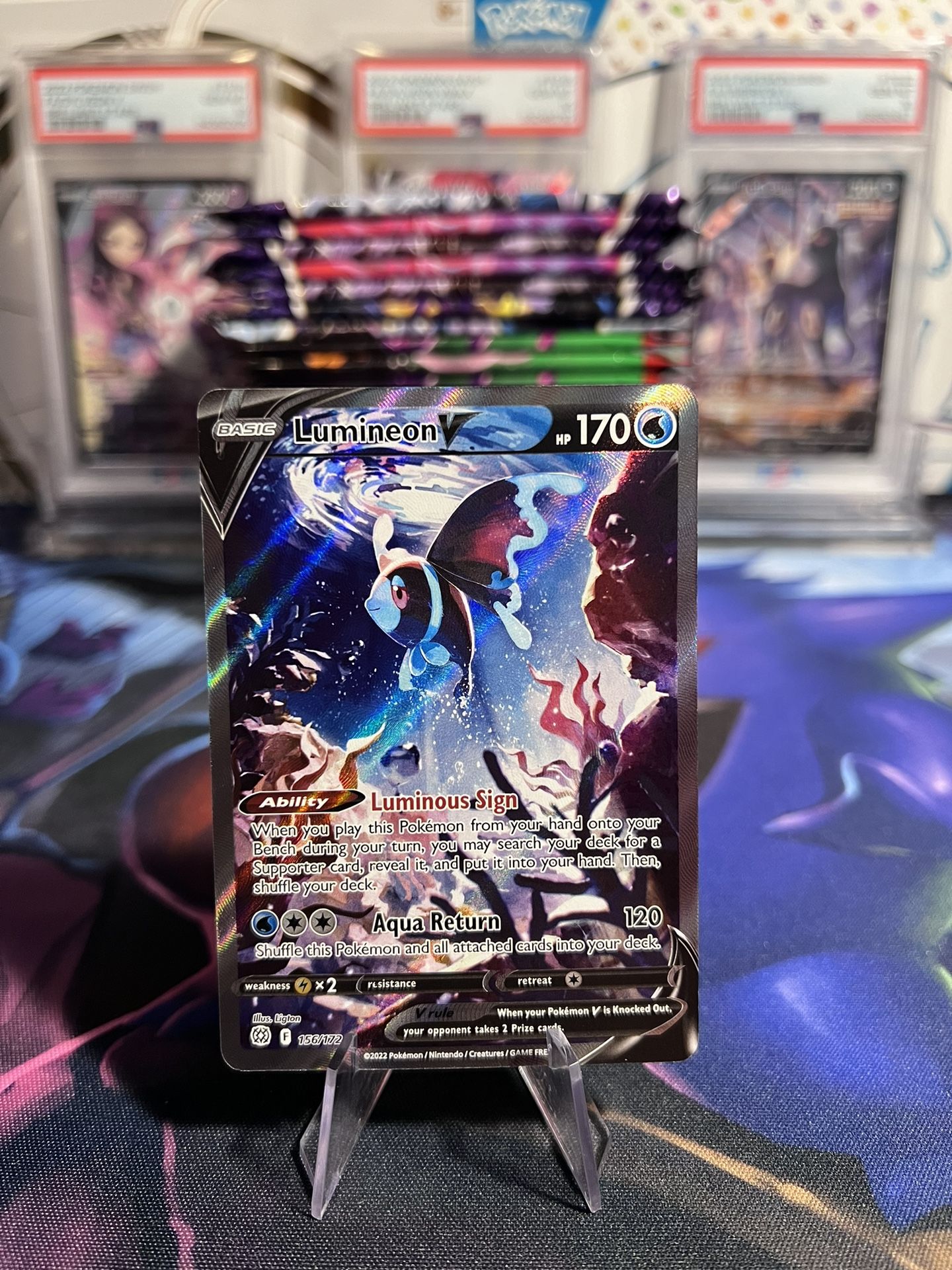 Lumineon V 156/172 (alternate full art): Brilliant Stars