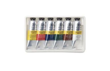 Winsor & Newton Galeria Flow Acrylics - Set of 6 colors, 60 ml tubes 