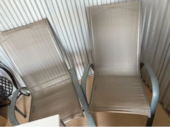 Patio chairs