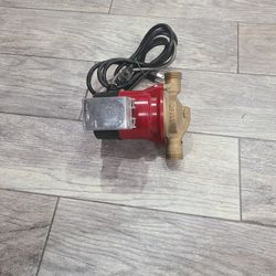 Water heater pump with Timer and sensor.