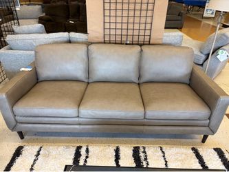 Chateau d’Ax Leather Sofa