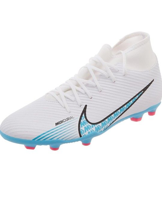 Nike Mercurial Superfly 9 Club MG "White/Baltic Blue/Pink Blast" Men's Soccer Cleat
Size 9.5 OBO