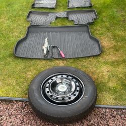 2013-2018 Acura RDX All Weather Matts And Spare Tire Kit