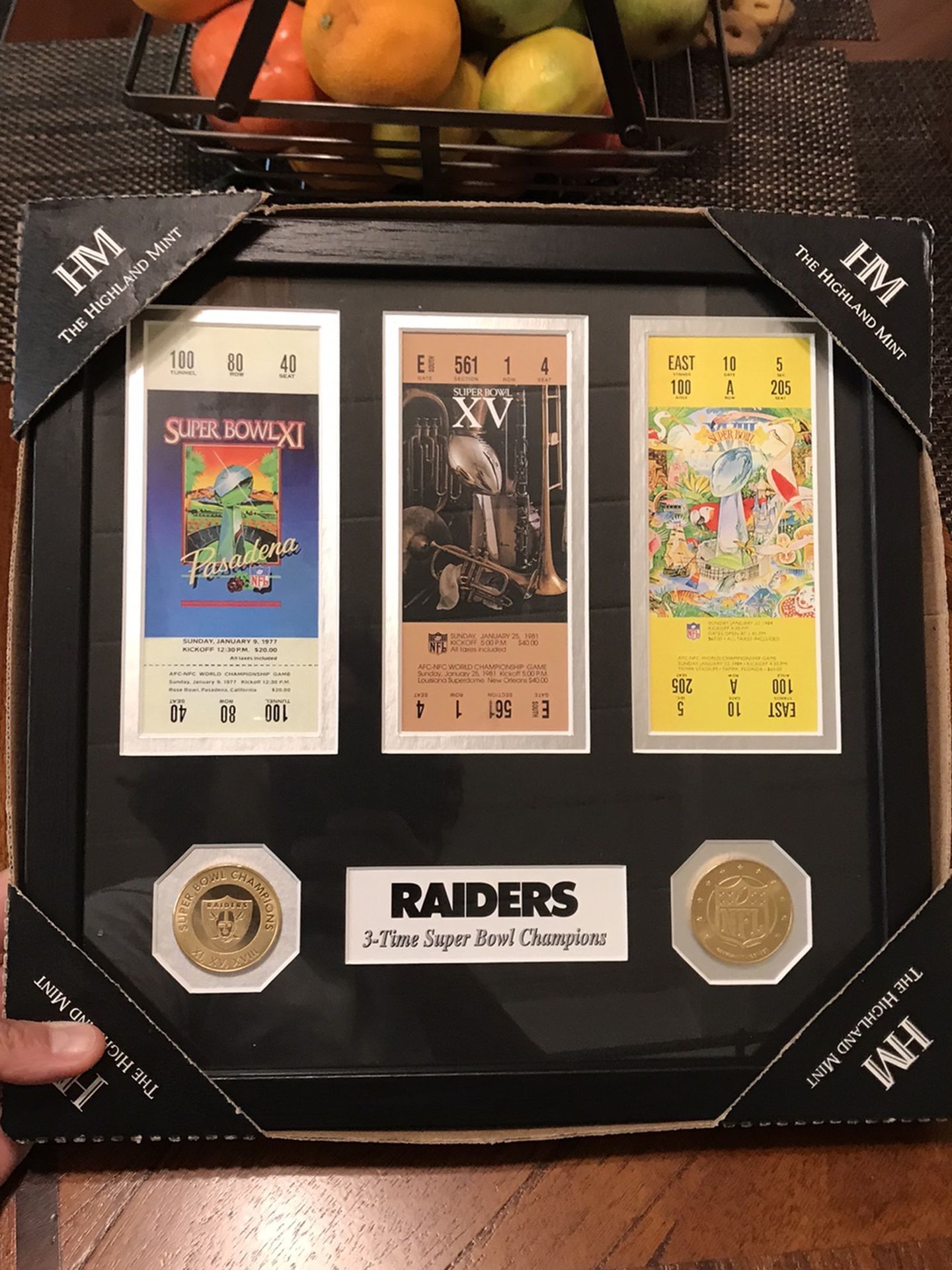 Oakland Raiders Super Bowl Championship Ticket Collection