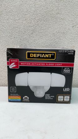 Defiant Wired Motion-Activated LED Flood Light