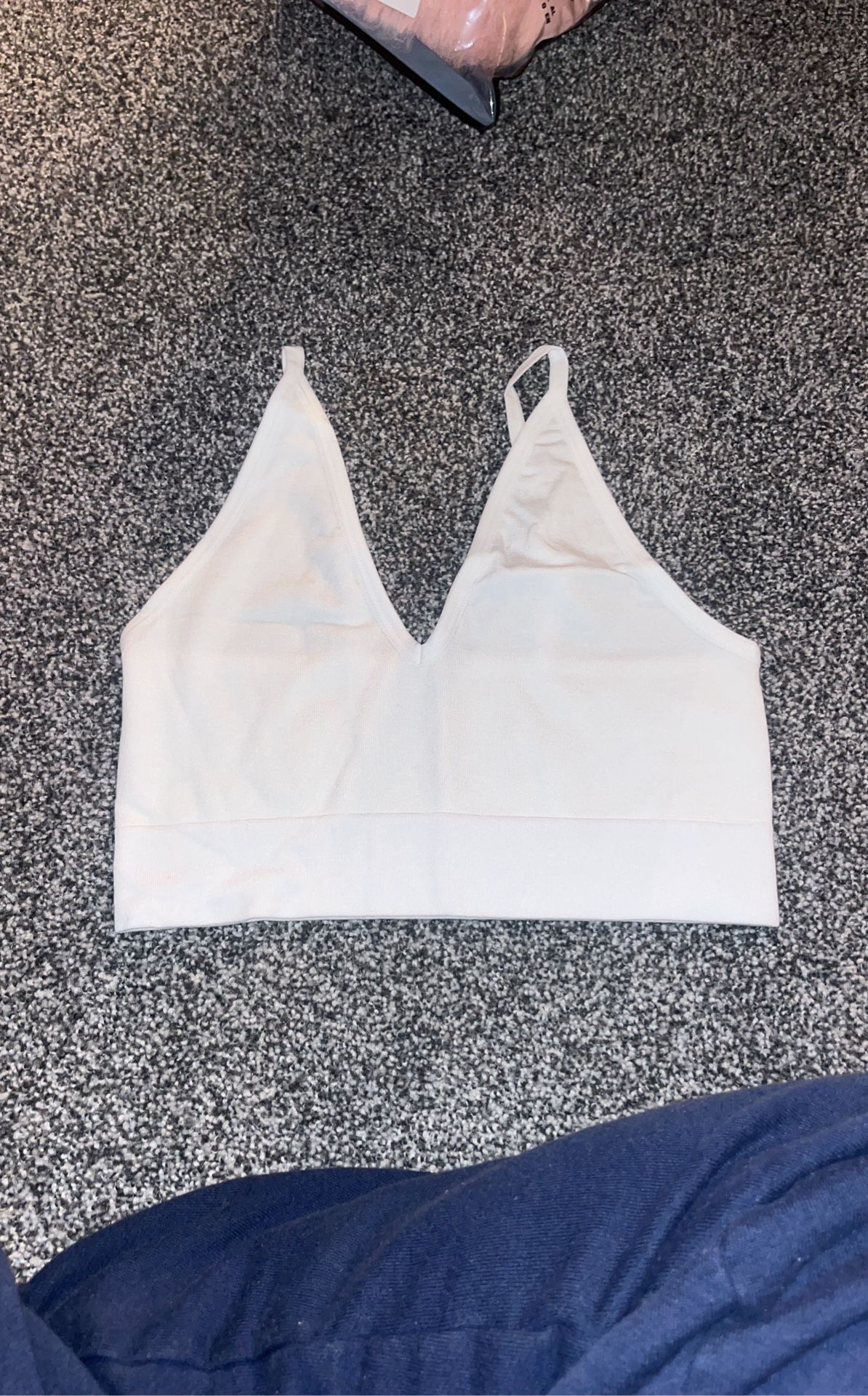 White Medium Halter Top