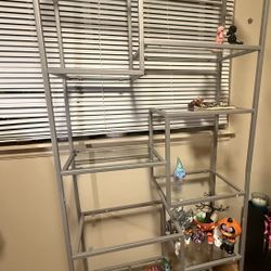 Large Display Shelf Glass/Metal