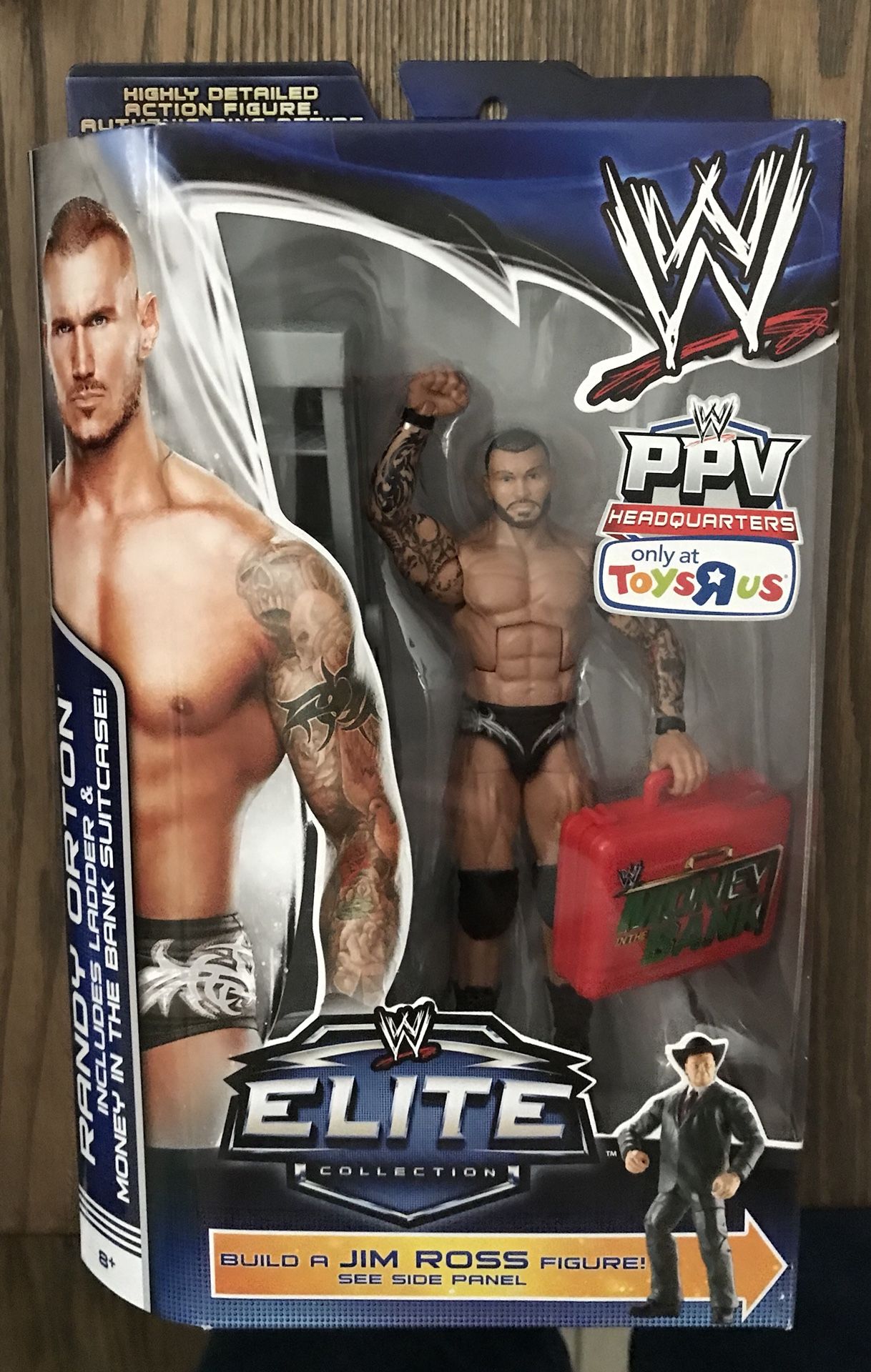 WWE Elite Collection Randy Orton (Build a Figure Jim Ross) Toys R U Exclusive